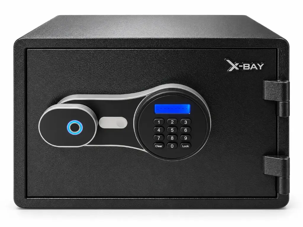 X-BAY XB-F300 Yangın Sertifikalı Parmak İzli Dijital Şifreli Çelik Para Kasası