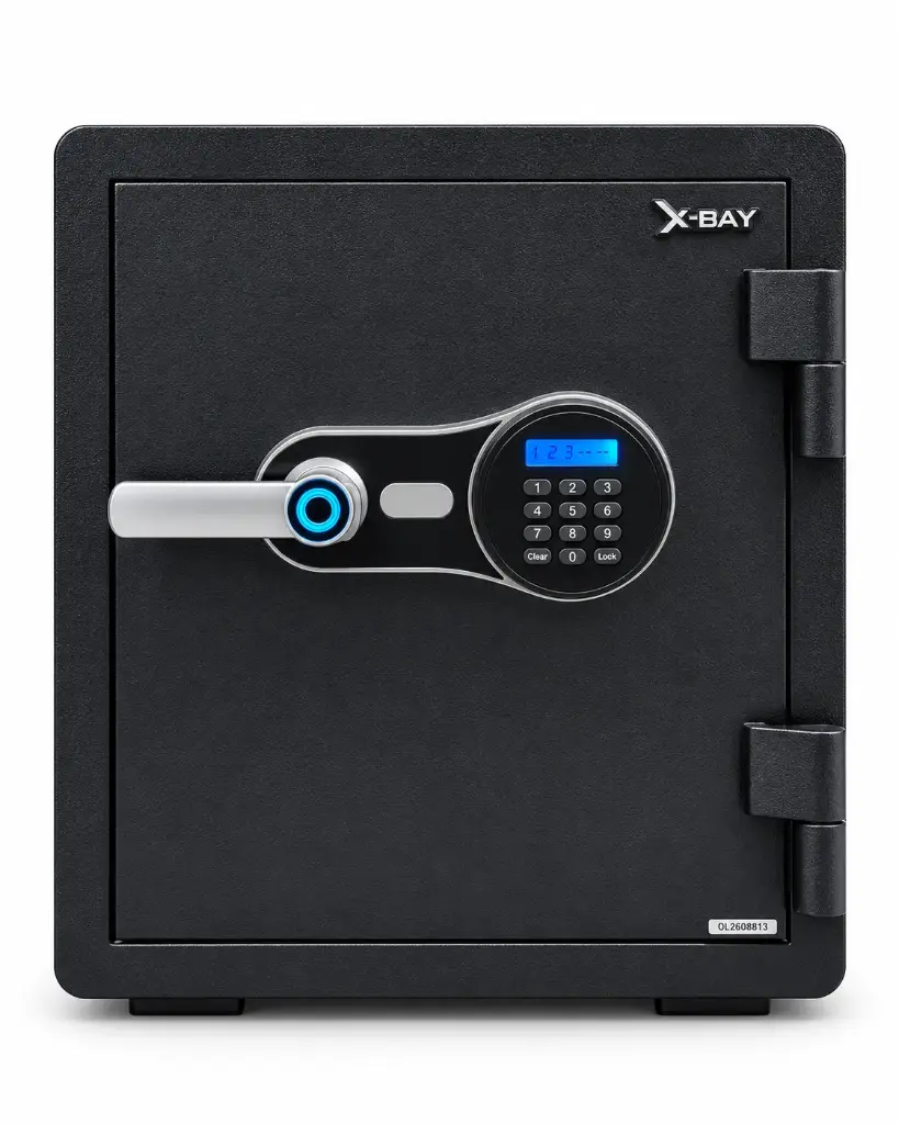 XB-F530 Yangın Sertifikalı Parmak İzli Dijital Şifreli Çelik Para Kasası 